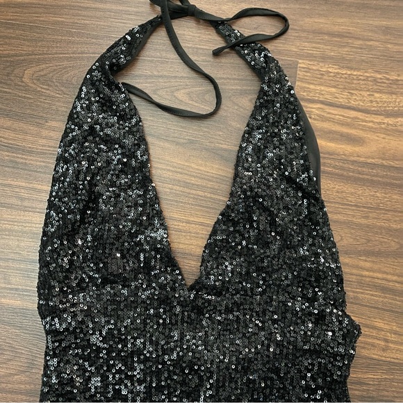 Princess Polly sequin black dress. - Picture 4 of 6